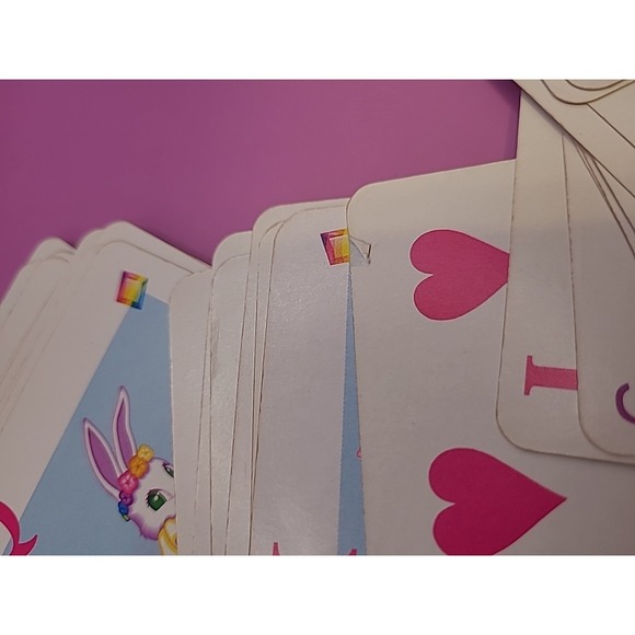 Vintage Lisa Frank Playing Cards Complete w/ Box & Both Jokers Cards Rare - Picture 8 of 14